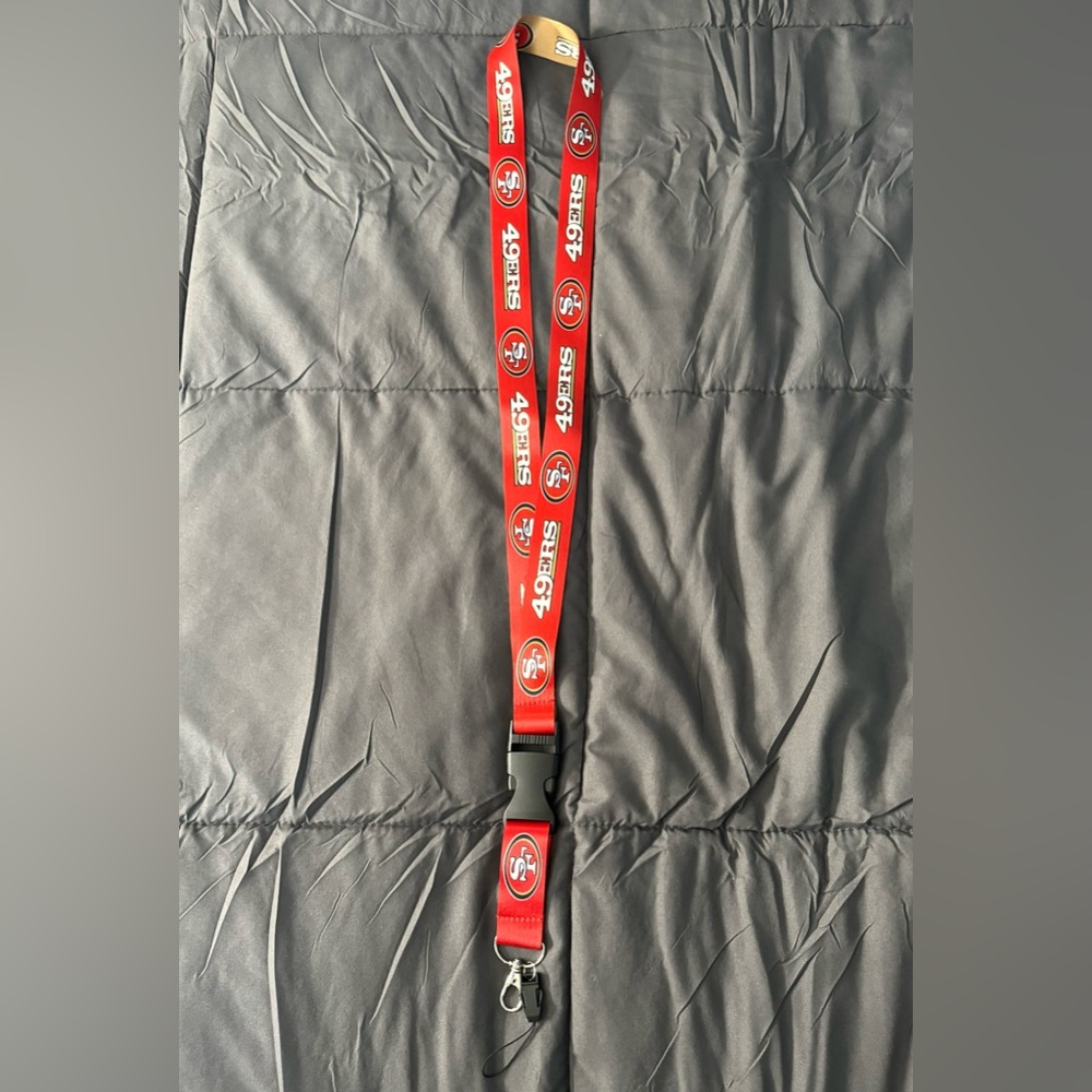 NEW SF 49ers Double Sided Lanyard- $7 (Firm) - Picture 1 of 3